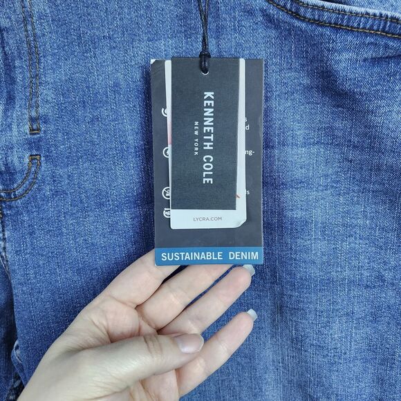 Kenneth Cole New York Sustainable Denim Stretch Regular Fit Jeans Size W44 X L30 - Picture 3 of 16